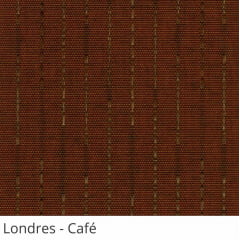 Persiana Vertical Marrom Tecido Translúcido Coleção Londres Cor Café