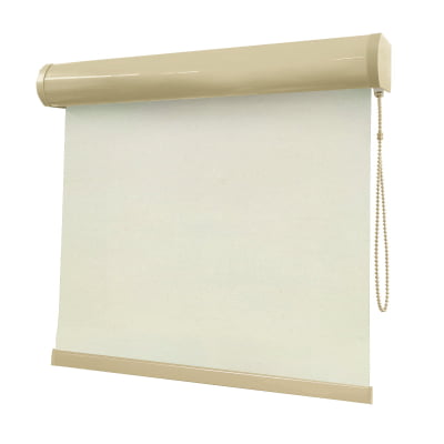 Cortina Rolô Natural Tecido Blackout Coleção AM 2861 Cor Natural
