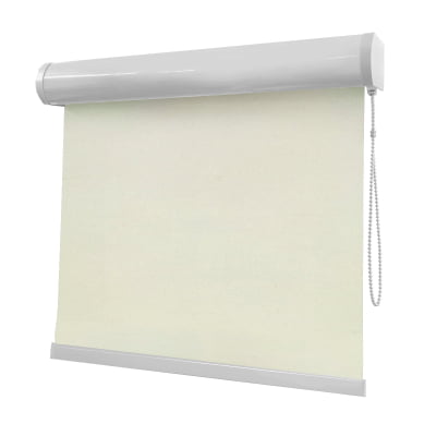 Cortina Rolô Natural Tecido Blackout Coleção AM 2861 Cor Natural