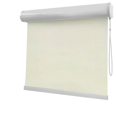 Cortina Rolô Natural Tecido Blackout Coleção AM 2861 Cor Natural