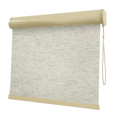 Cortina Rolô Natural Tecido Blackout Coleção AM 4340 Cor Natural