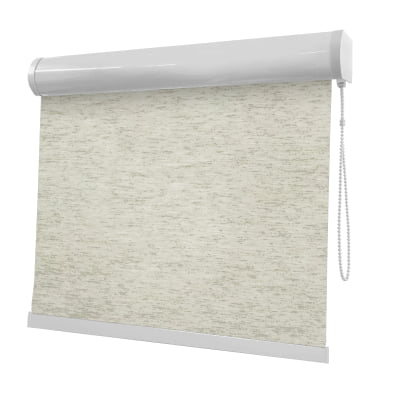 Cortina Rolô Natural Tecido Blackout Coleção AM 4340 Cor Natural