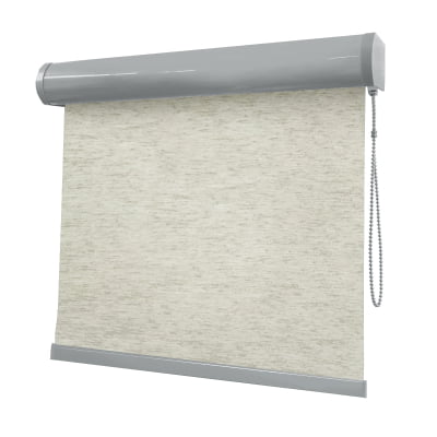 Cortina Rolô Natural Tecido Blackout Coleção AM 4340 Cor Natural