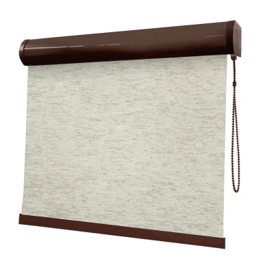 Cortina Rolô Natural Tecido Blackout Coleção AM 4340 Cor Natural