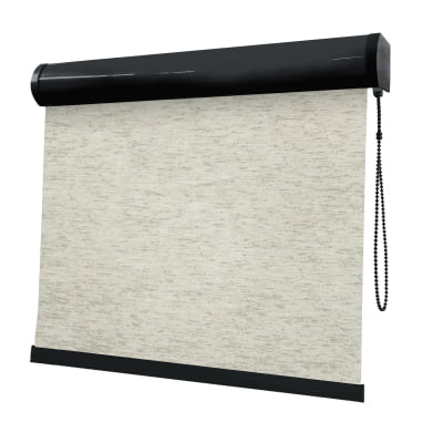 Cortina Rolô Natural Tecido Blackout Coleção AM 4340 Cor Natural
