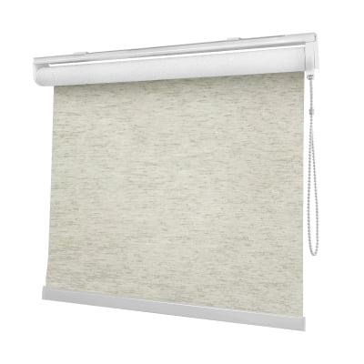 Cortina Rolô Natural Tecido Blackout Coleção AM 4340 Cor Natural