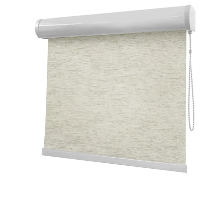 Cortina Rolô Natural Tecido Blackout Coleção AM 4340 Cor Natural