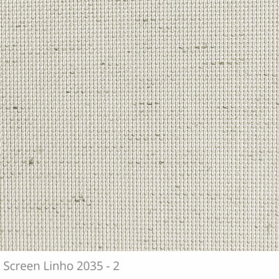 Cortina Rolô Natural Tecido Tela Solar Coleção Screen Linho 2035 Cor 2