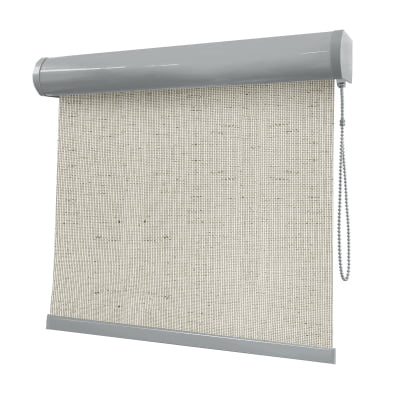 Cortina Rolô Natural Tecido Tela Solar Coleção Screen Linho 2035 Cor 2
