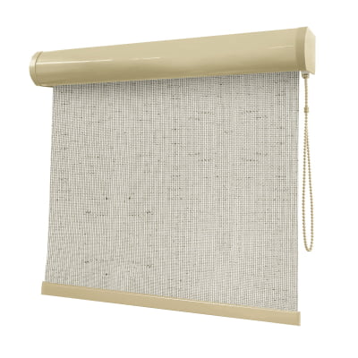 Cortina Rolô Natural Tecido Tela Solar Coleção Screen Linho 2035 Cor 2
