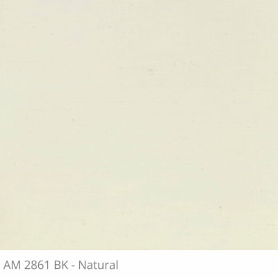 Cortina Romana Natural Tecido Blackout Coleção AM 2861 Cor Natural