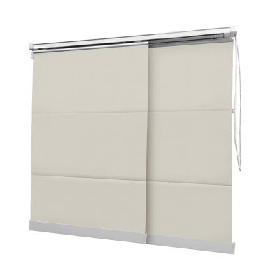 Cortina Painel Off White Tecido Blackout Coleção Pinpoint Cor Off White