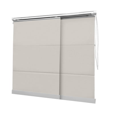 Cortina Painel Off White Tecido Tela Solar Coleção Screen 1% Cor White