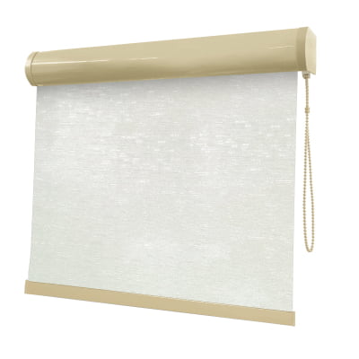 Cortina Rolô Off White Tecido Blackout Coleção Tohu Cor Ivory