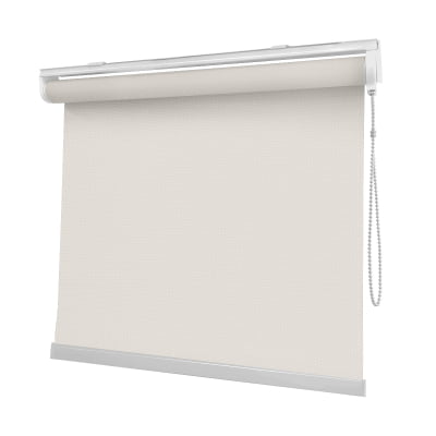 Cortina Rolô Off White Tecido Tela Solar Coleção Screen 1% Cor White