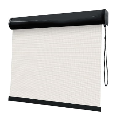 Cortina Rolô Off White Tecido Tela Solar Coleção Screen 3% Cor White