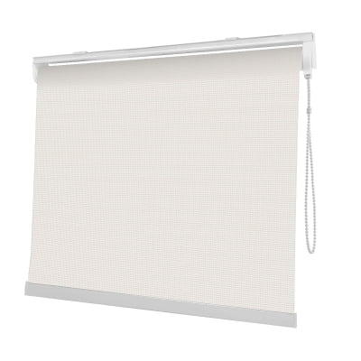 Cortina Rolô Off White Tecido Tela Solar Coleção Screen 3% Cor White