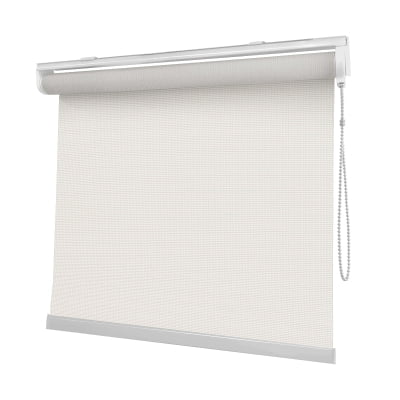 Cortina Rolô Off White Tecido Tela Solar Coleção Screen 3% Cor White