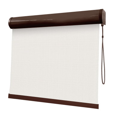 Cortina Rolô Off White Tecido Tela Solar Coleção Screen 5% Cor White