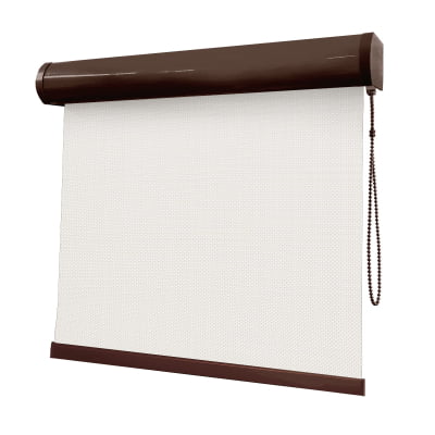Cortina Rolô Off White Tecido Tela Solar Coleção Screen 5% Cor White