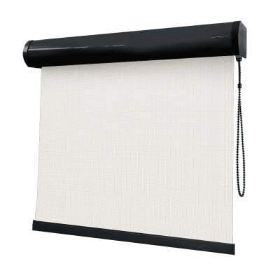 Cortina Rolô Off White Tecido Tela Solar Coleção Screen 5% Cor White