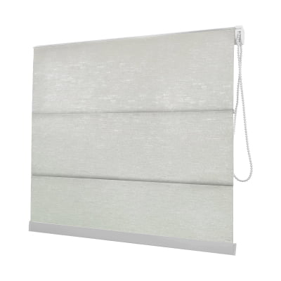 Cortina Romana Off White Tecido Blackout Coleção Tohu Cor Ivory