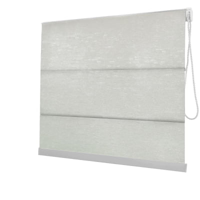 Cortina Romana Off White Tecido Blackout Coleção Tohu Cor Ivory