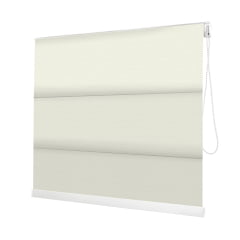 Cortina Romana Off White Tecido Tela Solar Coleção Screen 1% Cor White