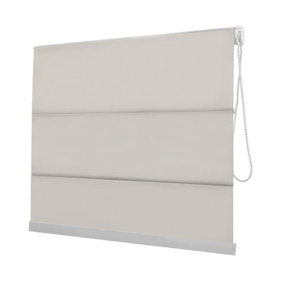 Cortina Romana Off White Tecido Tela Solar Coleção Screen 1% Cor White