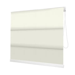Cortina Romana Off White Tecido Tela Solar Coleção Screen 5% Cor White