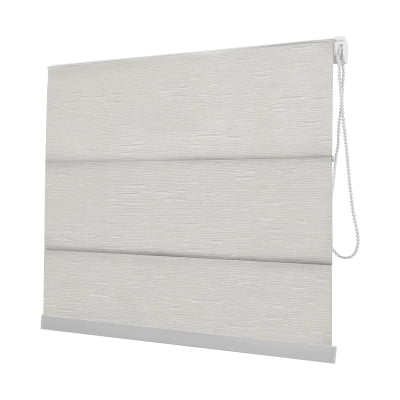 Cortina Romana Off White Tecido Translúcido Coleção Tohu Cor Ivory