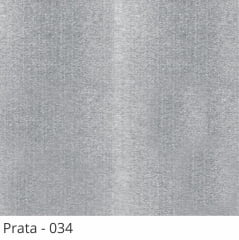 Persiana Horizontal Alumínio Prata Coleção 16mm Cor 034