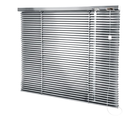 Persiana Horizontal Alumínio Prata Coleção 16mm Cor 034 Persiana Horizontal Alumínio Prata Coleção 16mm Cor 034