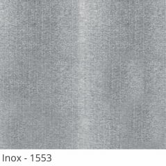 Persiana Horizontal Alumínio Prata Coleção 25mm Inox 1553