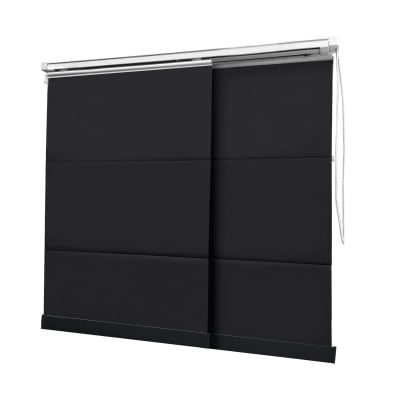 Cortina Painel Preta Tecido Blackout Coleção TJ5661 Cor Black