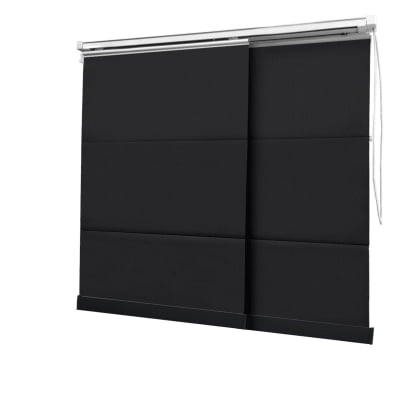Cortina Painel Preta Tecido Blackout Coleção TJ5661 Cor Black
