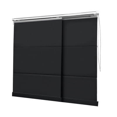 Cortina Painel Preta Tecido Tela Solar Coleção Screen 1% Cor Black