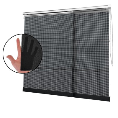 Cortina Painel Preta Tecido Tela Solar Coleção Screen 3% Cor Black