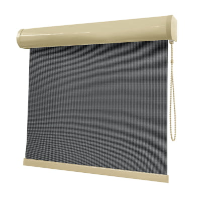 Cortina Rolô Preta Tecido Tela Solar Coleção Screen 3% Cor Black