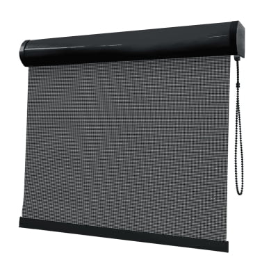 Cortina Rolô Preta Tecido Tela Solar Coleção Screen 3% Cor Black