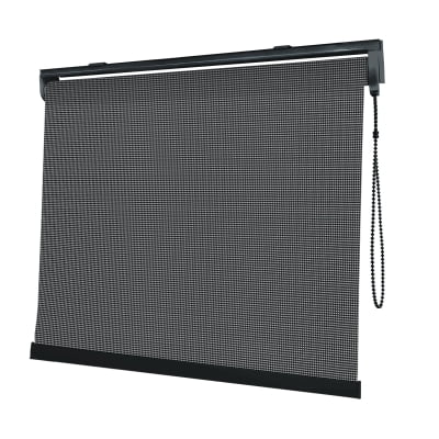 Cortina Rolô Preta Tecido Tela Solar Coleção Screen 3% Cor Black