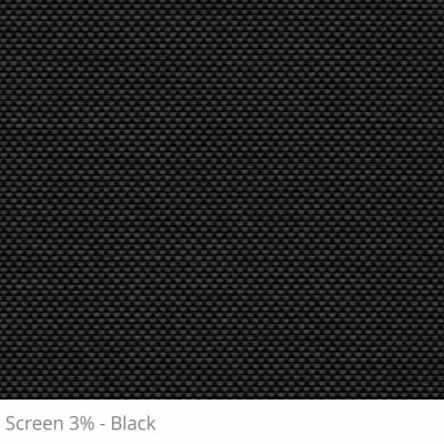 Cortina Rolô Cinza Tecido Tela Solar Coleção Screen 3% Cor Black