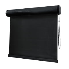 Cortina Rolô Preta Tecido Blackout Coleção Denver Cor Black