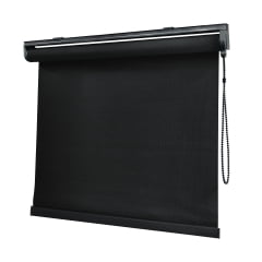Cortina Rolô Preta Tecido Blackout Coleção Denver Cor Black