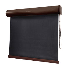 Cortina Rolô Preta Tecido Blackout Coleção Picasso Cor Black