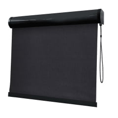 Cortina Rolô Preta Tecido Blackout Coleção Picasso Cor Black