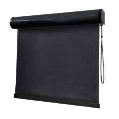 Cortina Rolô Preta Tecido Blackout Coleção Picasso Cor Black