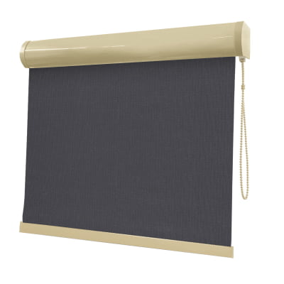 Cortina Rolô Preta Tecido Blackout Coleção Picasso Cor Black