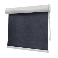 Cortina Rolô Preta Tecido Blackout Coleção TJ5661 Cor Black
