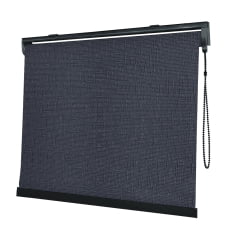 Cortina Rolô Preta Tecido Blackout Coleção TJ5661 Cor Black